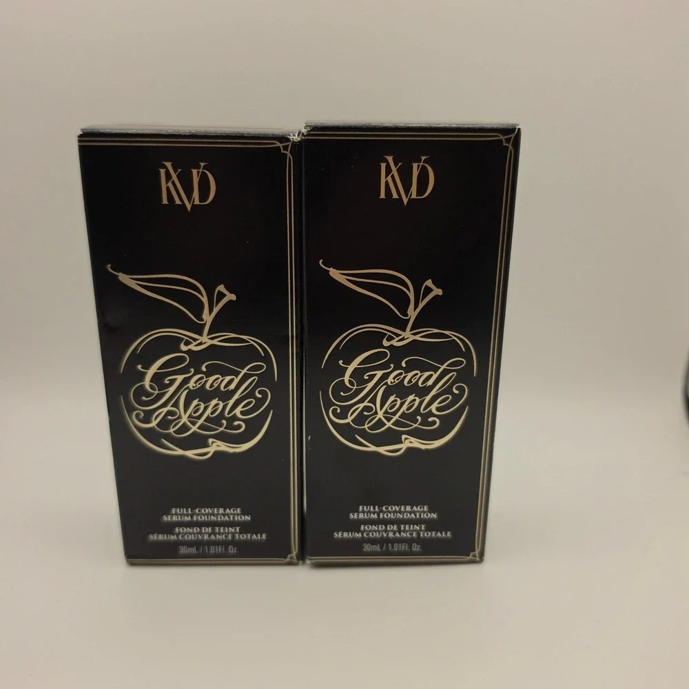 Lot of 2 KVD Beauty Good Apple Serum Foundation Tan 072 Full Coverage 1.01oz NIB